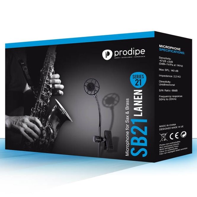 Hovedbilde Prodipe SB21 Microphone for Sax/Brass/Percusison ...