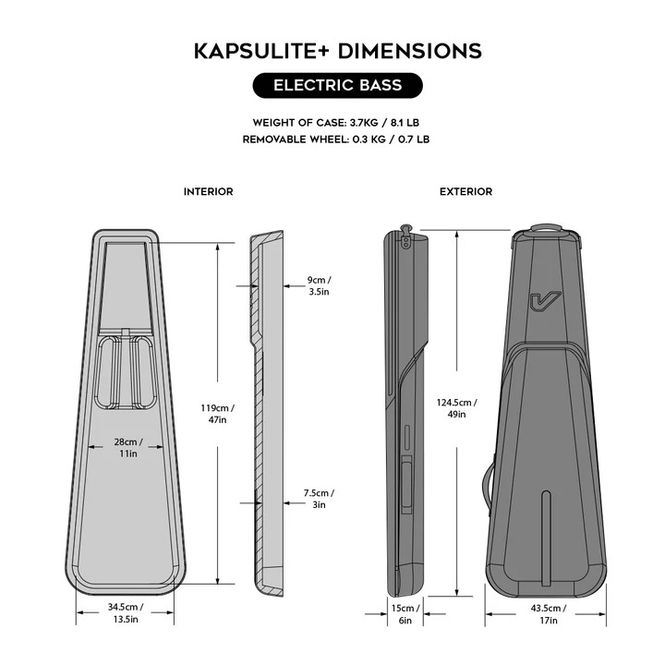 Hovedbilde Gruv Gear Kapsulite Plus Electric Bass