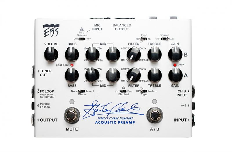 EBS Stanley Clarke Signature Acoustic Preamp