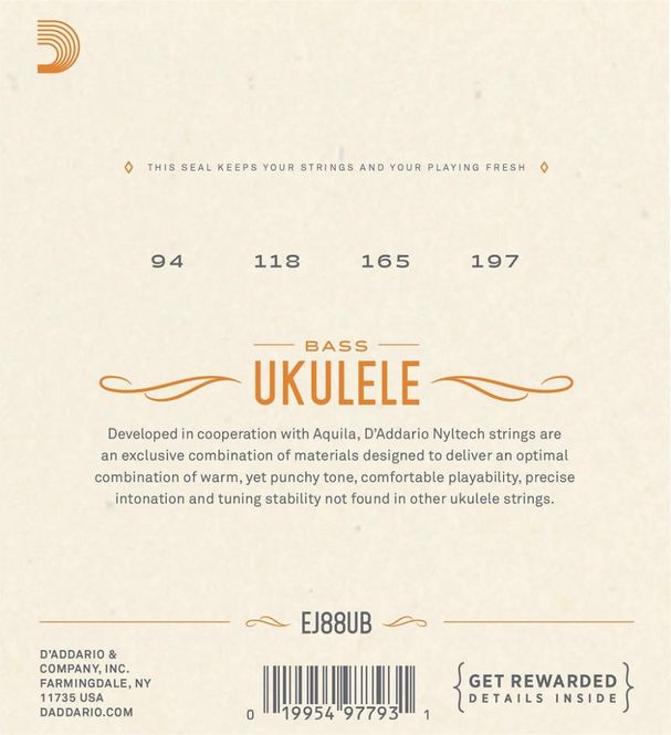 Hovedbilde D'Addario UkuleleBass Nyltech