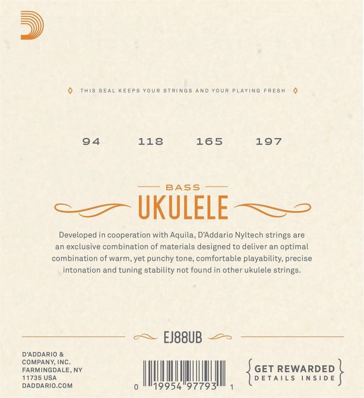 D'Addario UkuleleBass Nyltech