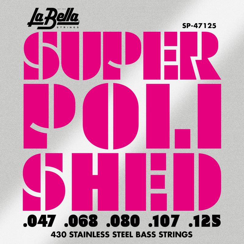 La Bella SP-47125 Super Polished Bass Strings (47-125)