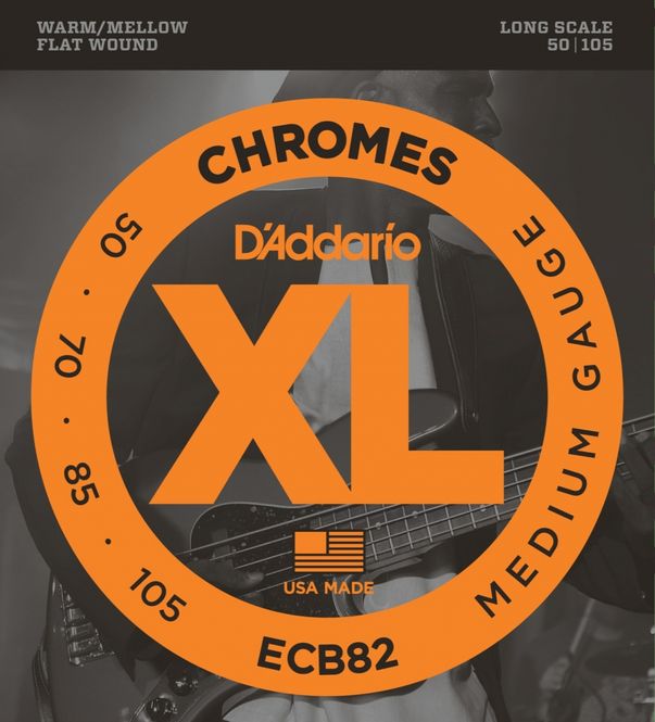 Hovedbilde D'Addario Chromes Flatwound 50-105