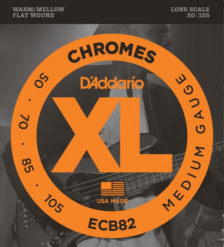 D'Addario Chromes Flatwound 50-105