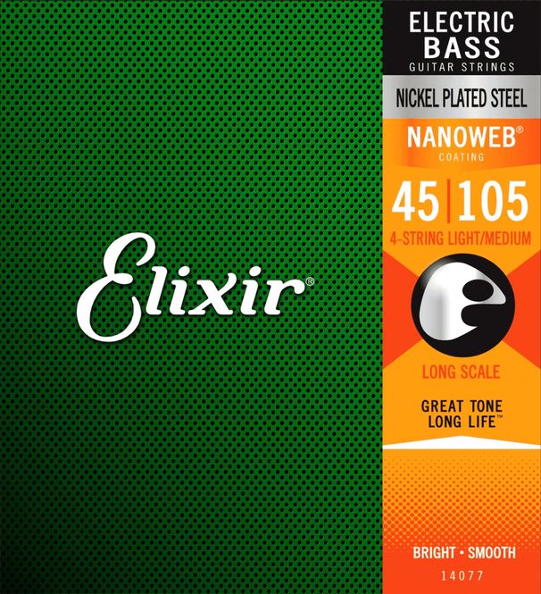 Hovedbilde Elixir 14077 Medium - Nanoweb Electric Bass ...