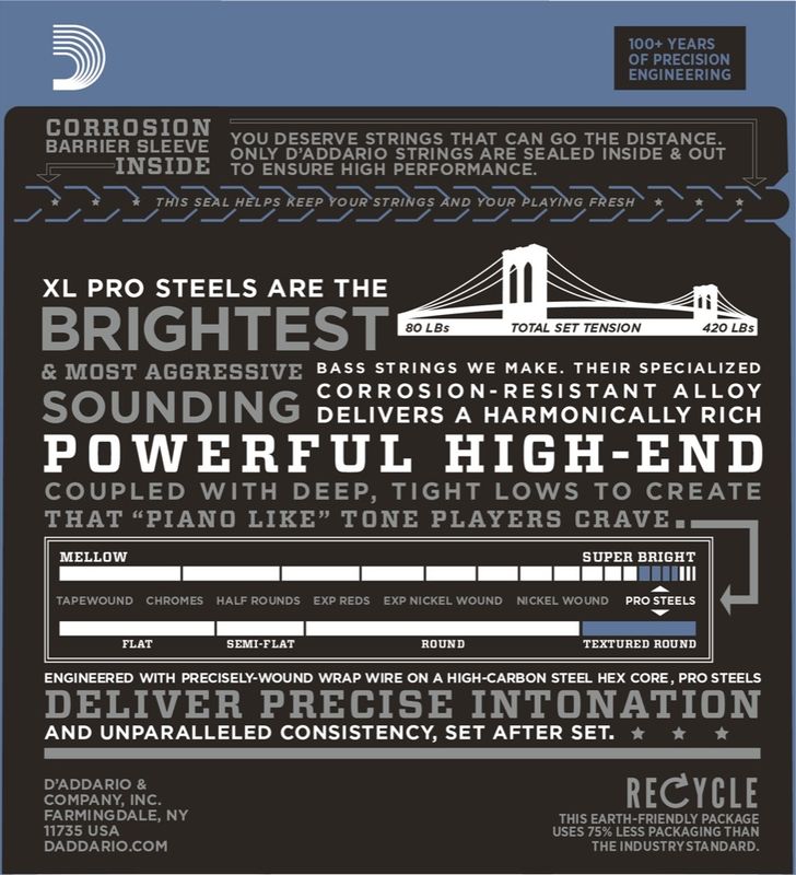 D'Addario ProSteels EPS165