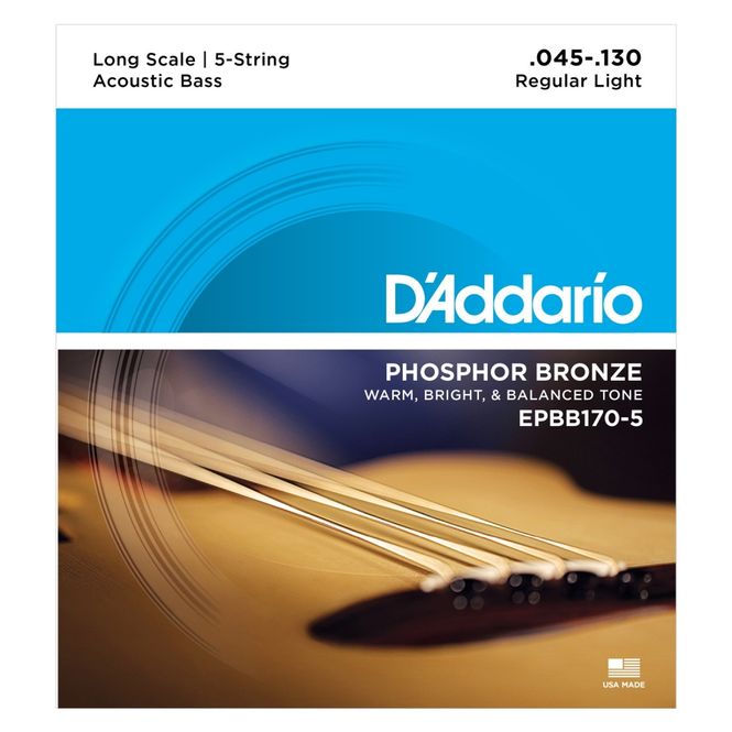 Hovedbilde D'Addario Phosphor Bronze EPBB170-5