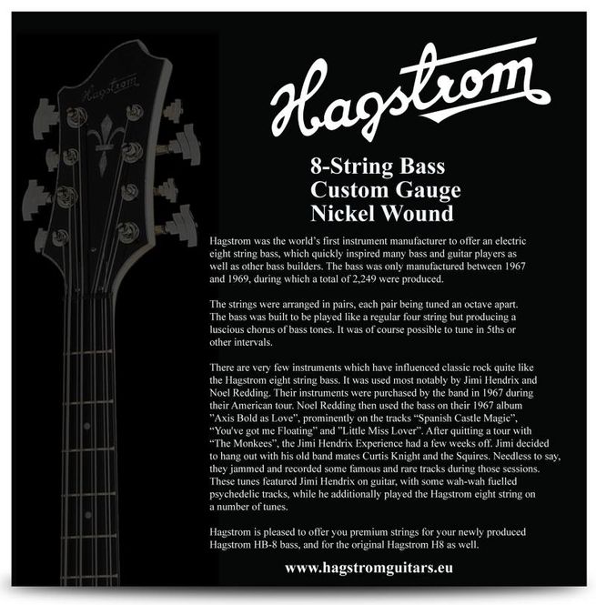 Hovedbilde Hagström 8-String Set